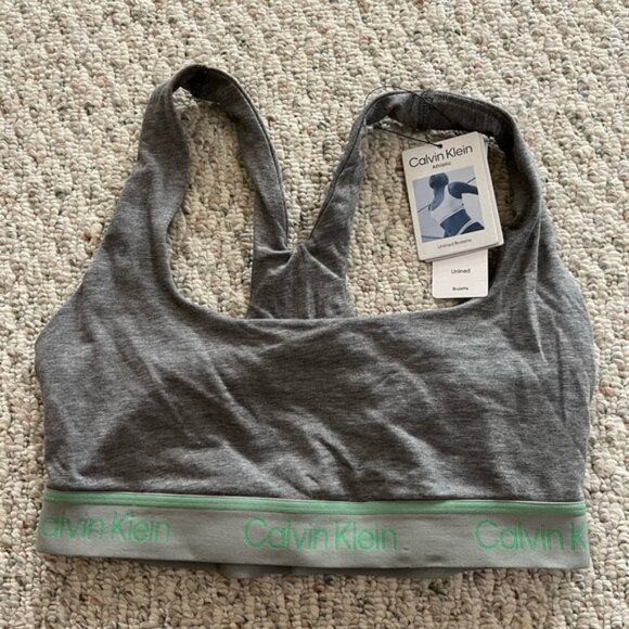 NWT Calvin Klein sports bra Large Tag on Retail $36 - Picture 2 of 6